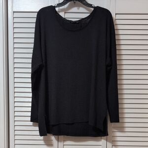 Banana Republic Classic Black Long Sleeve Lightweight Sweater